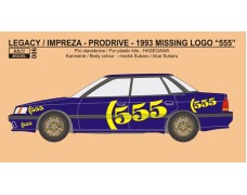 Decal – 555 sponsor logo Subaru Legacy + Impreza 